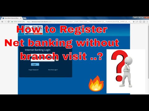 How to Register Internet banking |DENA BANK
