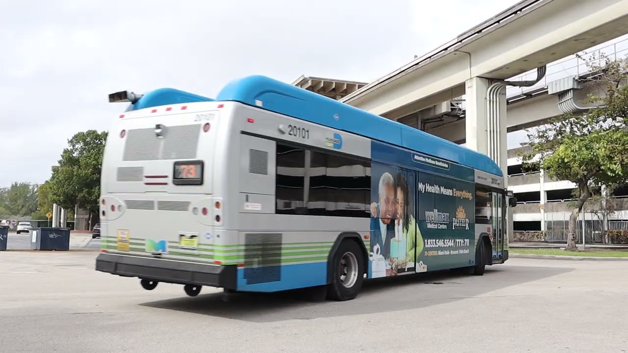 Miami-Dade Transit: Okeechobee bound Gillig BRTPlus CNG 20101 Rt.73 entering Okeechobee Station