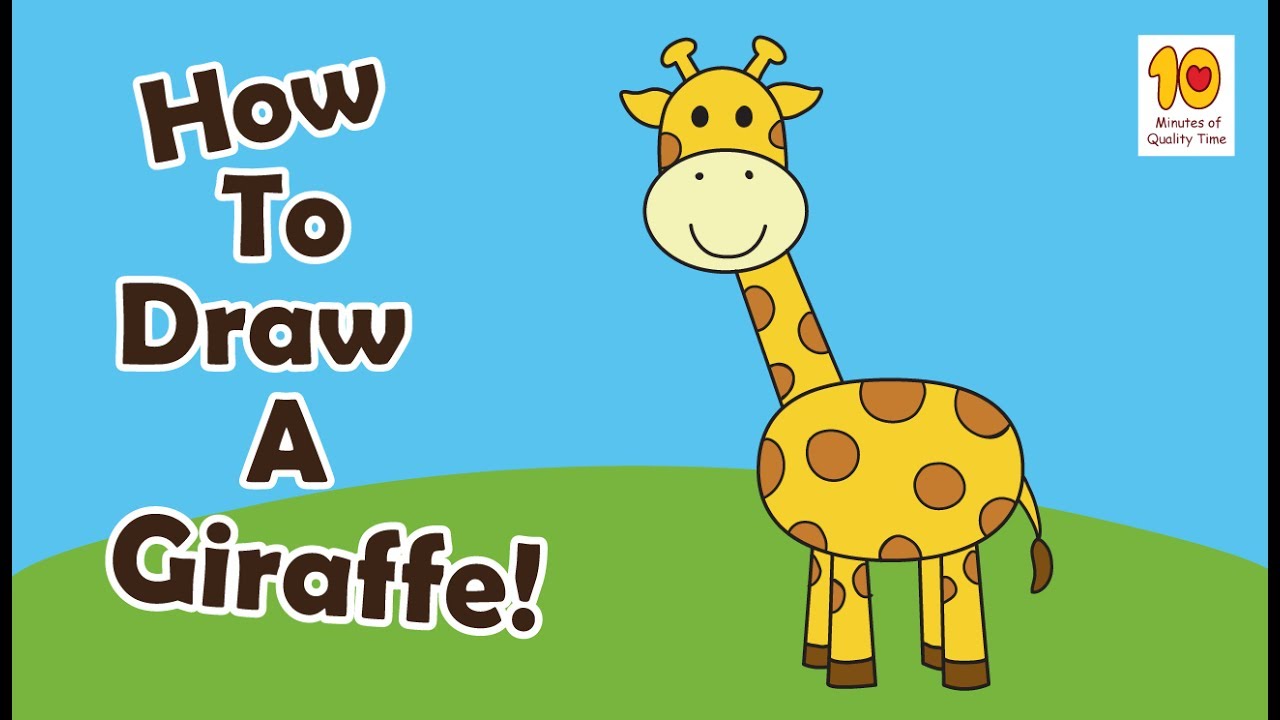 Children Painting kit Giraffe Drawing – Figured'Art