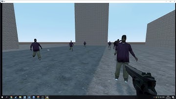 Godot 3.1 3D FPS simple AI ( and sick flips at the end )