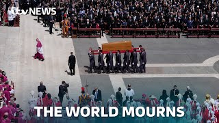 World leaders join the mass of mourners for Pope Francis | ITV News