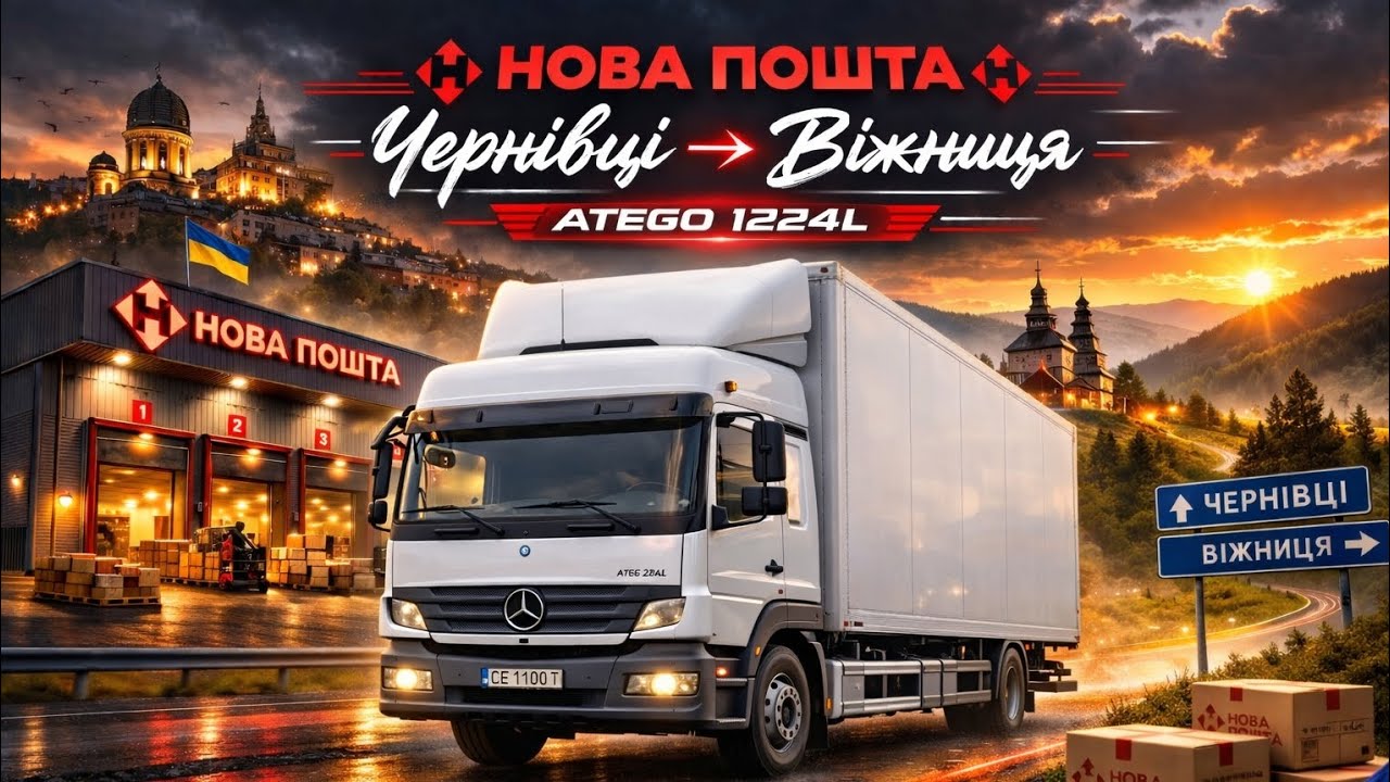 Мій звичайний рейс на Нові Пошті Чернівці Віжниця