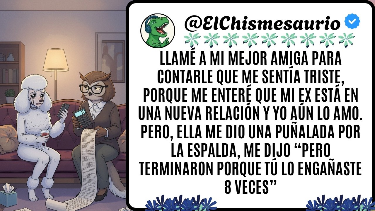 Llamé a mi mejor amiga para contarle que me sentía triste, porque me enteré que mi ex