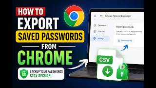 How to Export Saved Passwords from Google Chrome on Windows 11/10 (Latest Method) | GearUpWindows