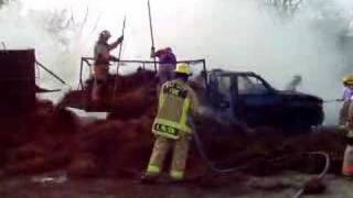 Pine Straw Fire 2