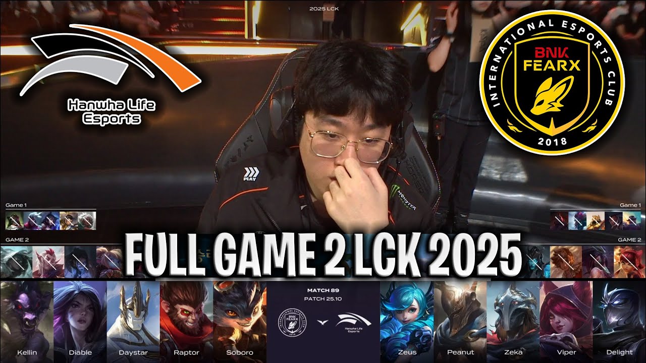 HLE PICK SHEN BOT!😱 - HLE vs BFX GAME 2 LCK SPRING 2025 W9D5 | HANWHA LIFE vs BNK FEARX G2 LCK 2025