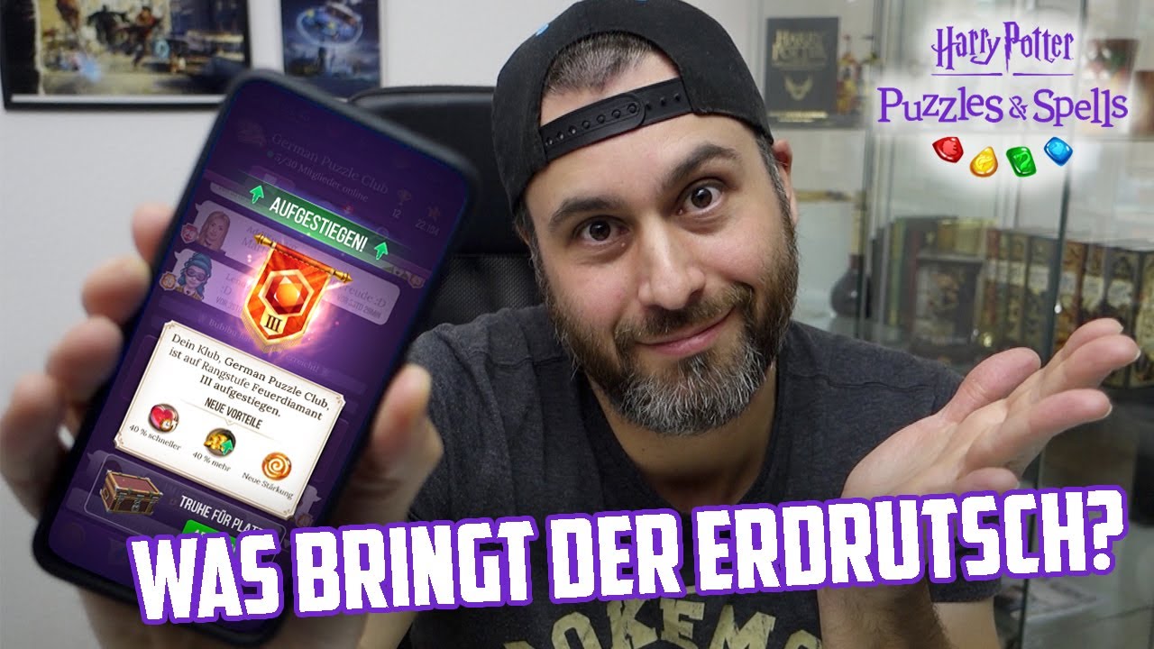 Lohnen der Erdrutsch-Zauber und Feuerdiamant 3 in Puzzles & Spells?