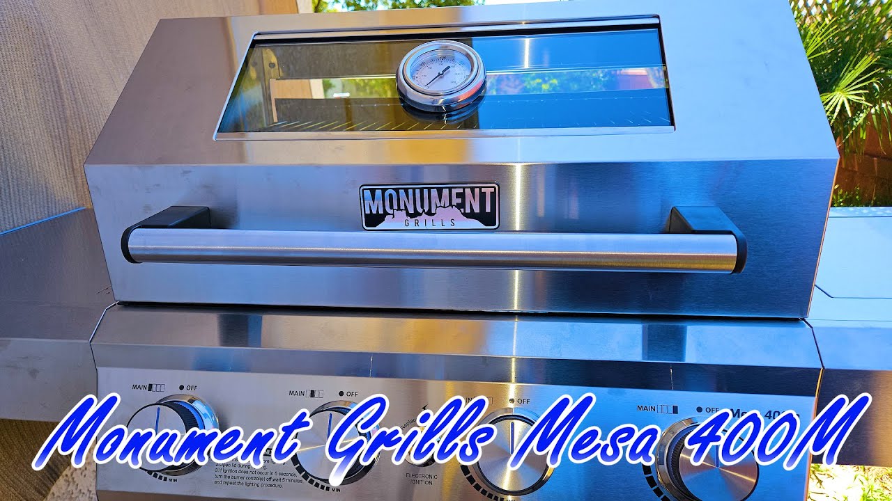 Unboxing Monument Grills Mesa 400M 4Burner Propane Gas Grill YouTube