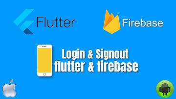create login & logout with firebase using (Dart & Flutter) - Firebase authentication | Part 2