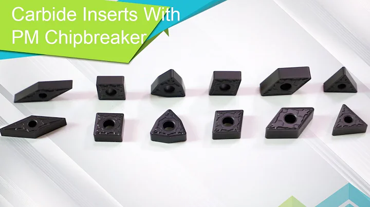 carbide inserts with PM chipbreaker