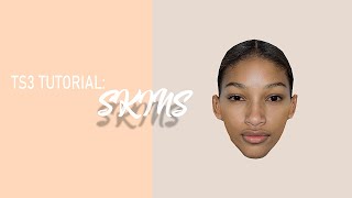 The Sims 3 (or TS4): Skin Tutorial ||