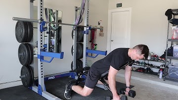 Dumbbell Chest Supported Row - Iso Hold
