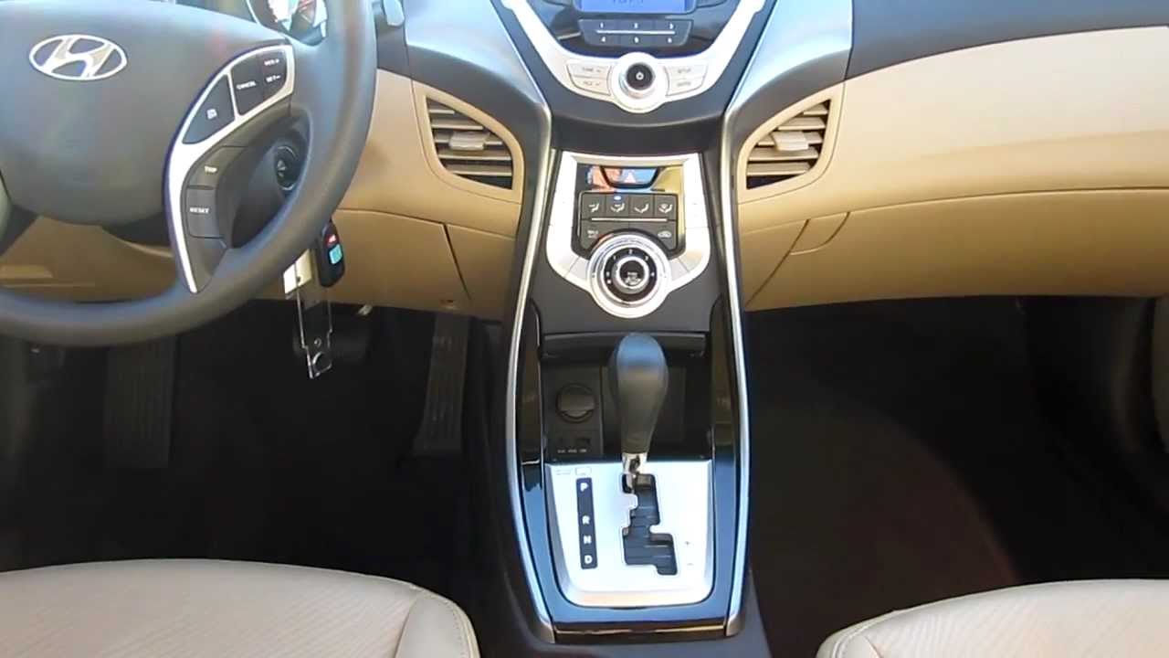 2011 Hyundai Elantra White Stock A3056a Interior Youtube