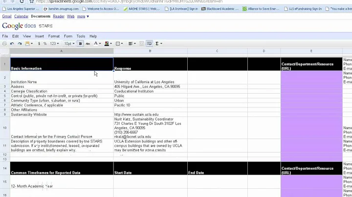 Strategies for Gathering STARS Data