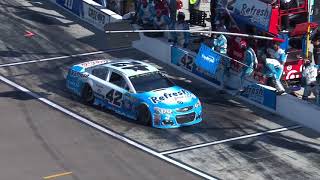 Bad luck continues for Larson, exits Phoenix due to engine issue