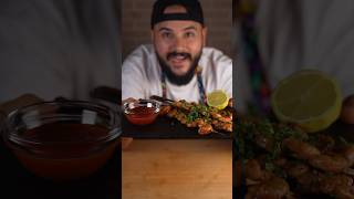 Brochetas De Camarón Picante De Jamaica