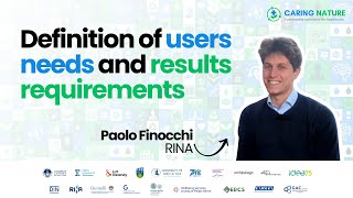 User needs and requirements defintion | Interview with Paolo Finocchi
