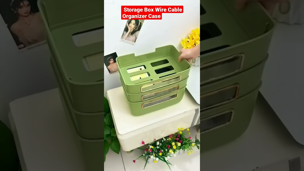 WiFi Router Storage Box Wire Cable Organizer Case 