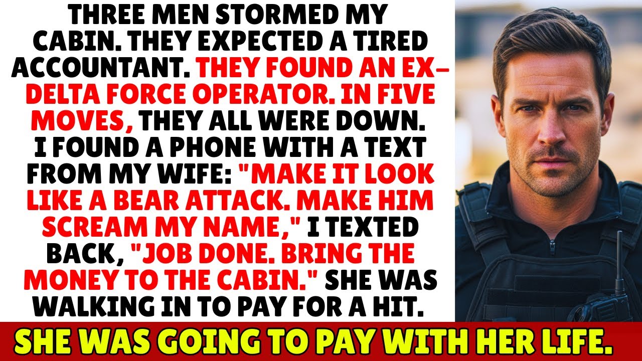 My Wife Hired Hitmen To Kill Me At My Cabin. She Forgot Who I Used To Be.