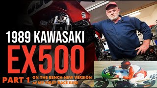 ‭ 1989 Kawasaki Ninja EX500 GPZ500 Race bike Part 1