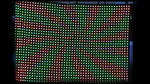 LED Curtain 50mm pitch Demo