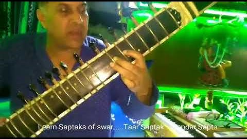 3rd lesson - use of second finger in Sitar by Dr Rajneesh Kumar Gupta