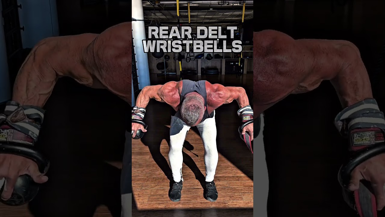 REAR DELT WRISTBELLS #workout #motivation #muscle #workouttips #shoulders