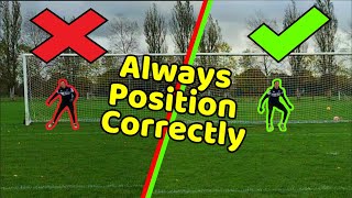 How To Position Correctly As A Goalkeeper - Goalkeeper Tips and Tutorials - Positioning Tutorial screenshot 5