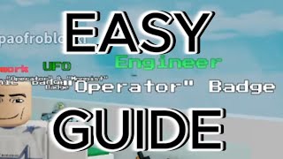 How to Get the OPERATOR Badge in Ability Wars (Roblox)