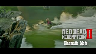RDR2 Cinematic mode. Just like the movies.