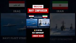Iran vs Iraq Navy Comparison | Iraq vs Iran Comparison #shorts #iraq #iran