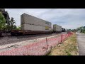NS 279 & NS D90 Westbound in New Albany, Indiana 5-15-2026