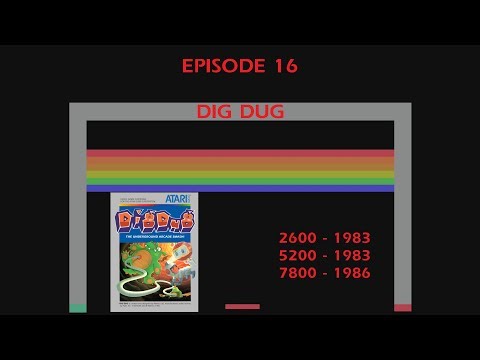 Dig Dug - Atari 2600 Vs Atari 5200 Vs Atari 7800