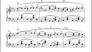 Semalam Di Kuala Lumpur dalam Es (E♭) Mayor – Tetty Kadi (Official Music Video for Solo Piano)