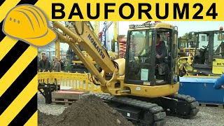 Komatsu PC55MR Kurzheckbagger Walkaround & Demo - NordBau