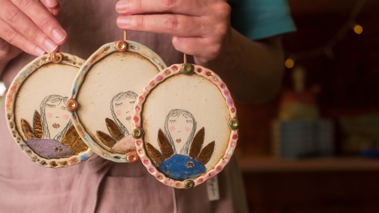 How I draw on clay and my unique techniques for decorating ceramics