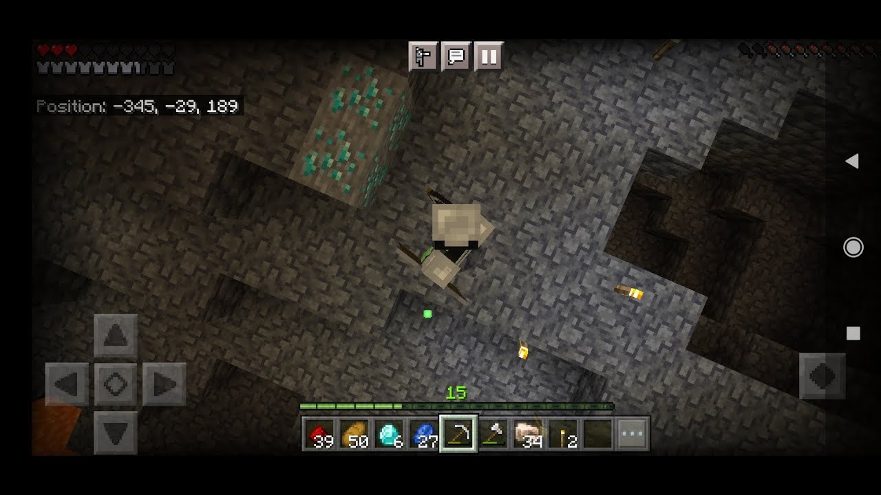 CAN I FIND DIAMOND IN DANGEROUS CAVES OF MINECRAFT GAMEPLAY #2 - YouTube