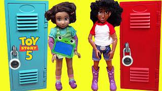 Toy Story 5 Movie DIY Custom Back to School Locker Organization with Bonnie, Blaze, Lily Pad, Woody