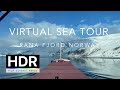 Rana fjord virtual sea tour onboard coaster ship
