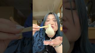 cooking 7eleven soup dumplings in hotel in Japan #shorte #mukbang #dumplings