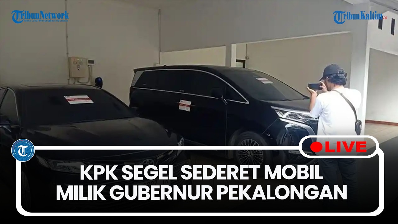 🔴LIVE: KPK Segel Sederet Mobil Mewah Milik Gubernur Pekalongan