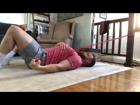 Supine Single Arm Band Pullover