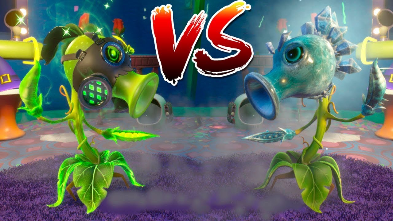 GUISANTE TOXICO VS GUISANTE DE HIELO En Plants Vs Zombies: Garden ...