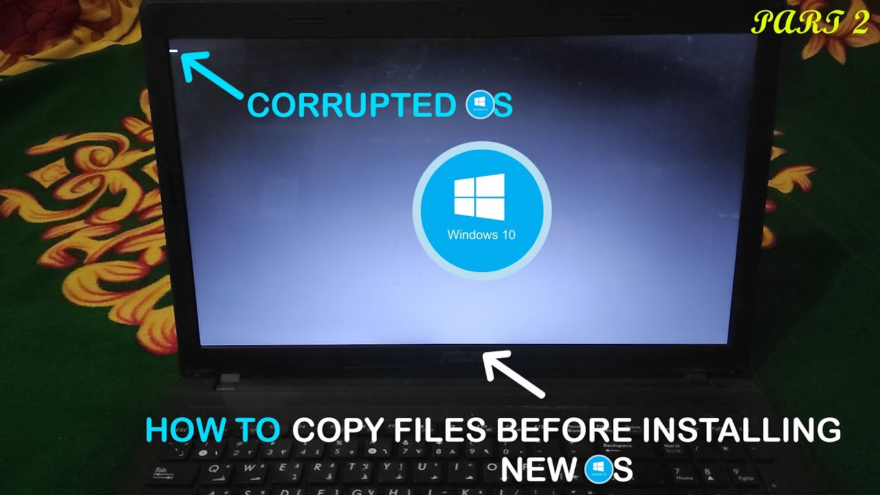 How to Recover Files From Os Corrupted Hard Disk Before Installing New ...