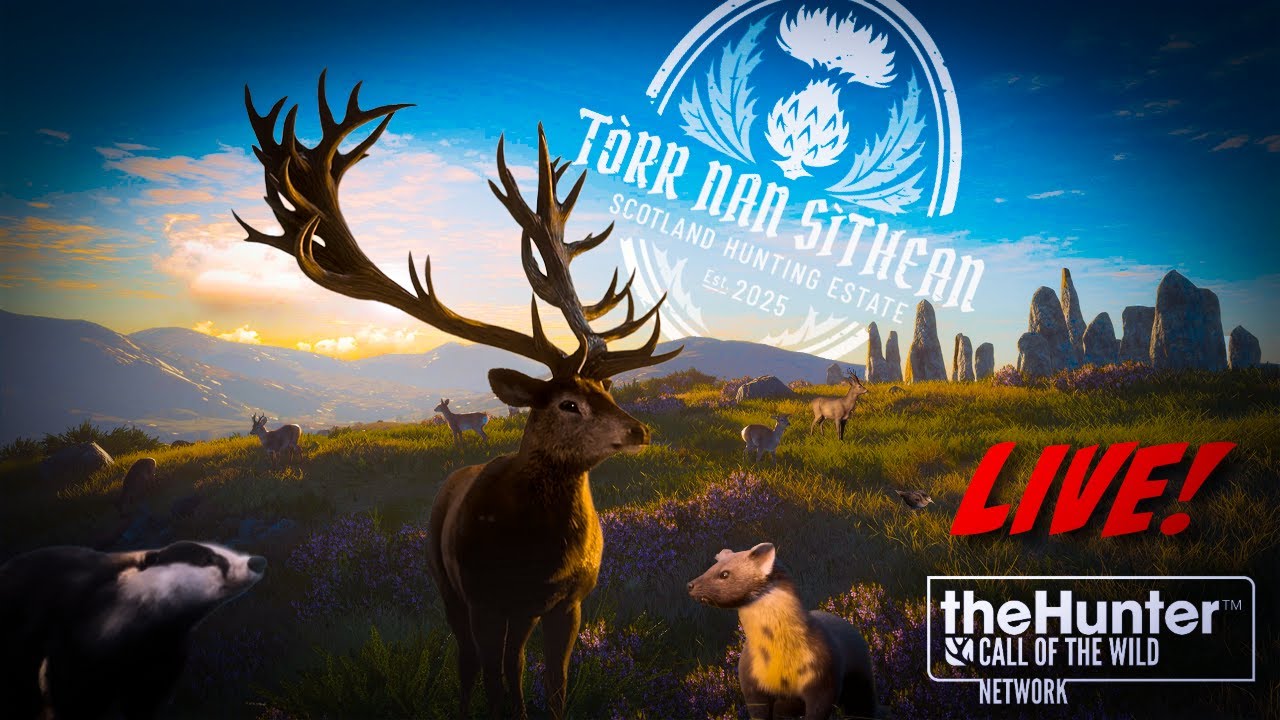 First LIVE on the new map! Tòrr Nan SÌthean Early Access! | theHunter ...