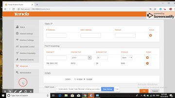 how to  Port Forwarding in Tenda router