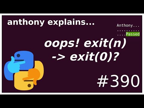how an exit(n) bug introduced 100s of lint errors  (intermediate) anthony explains #390