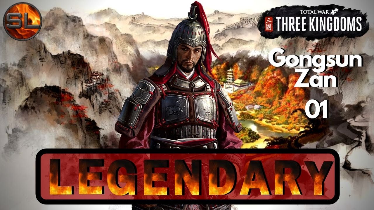Total War THREE KINGDOMS Gongsun Zan Legendary Difficulty Campaign