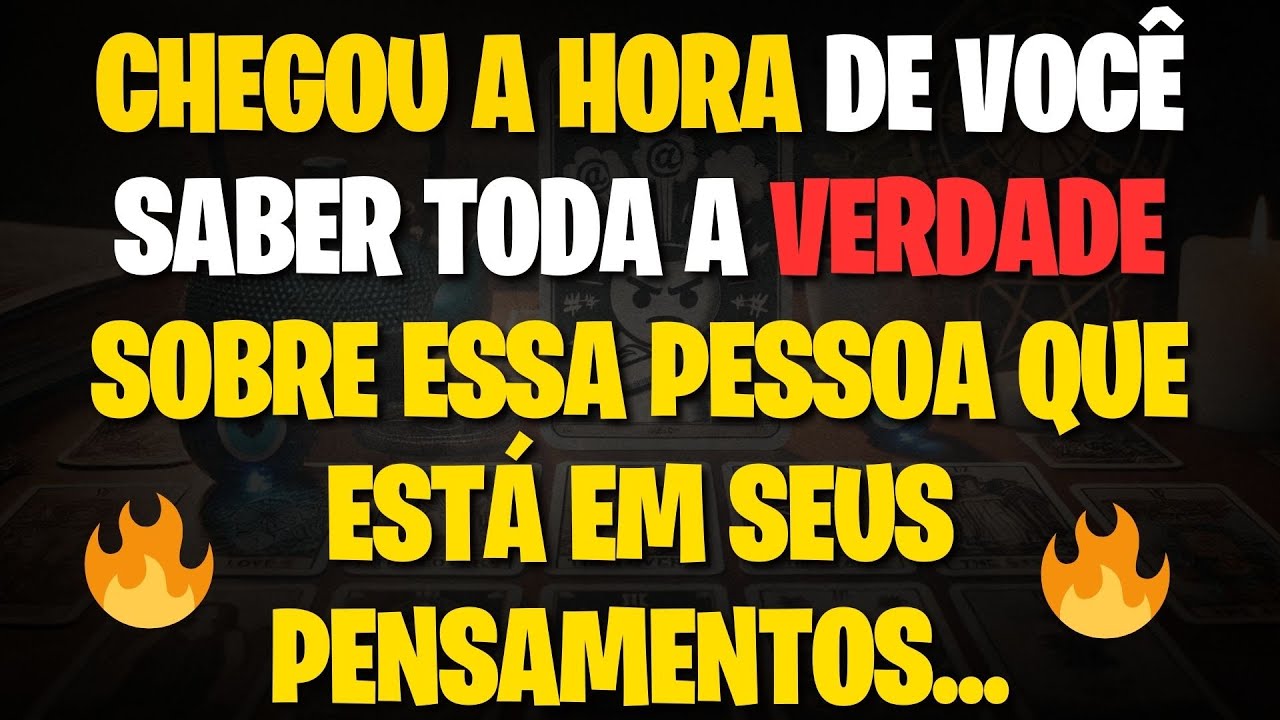 Você NÃO VAI ACREDITAR no que essa pessoa sente por você! A verdade será revelada AGORA!