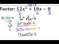 Factoring Review